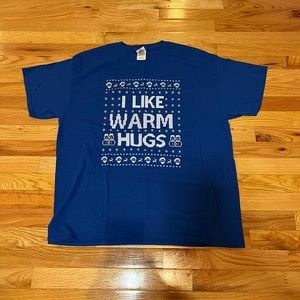 I Like Warm Hugs Frozen Olaf T Shirt Gildan Size XL